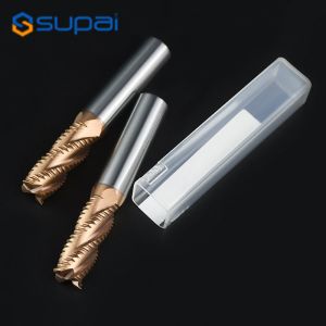 Square Carbide Roughing End Mill With 4 Flutes And 45° Cutting Edge Angle