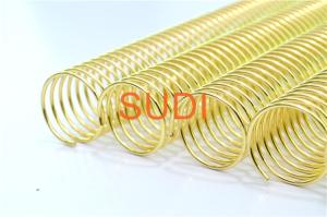 China Nylon Coated 1/4'' 6.4mm Metal Binding Spines factory