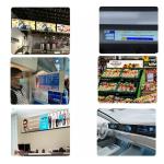Custom Stretched Bar LCD Display 1920x540 Multiple Size Supermarket Shelves LCD
