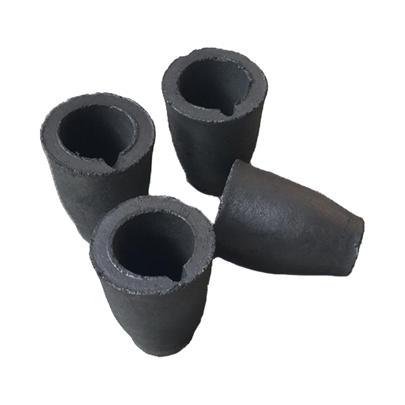 High Temperature Silicon Carbide Graphite Crucible with Fine Structure 1kg Capacity