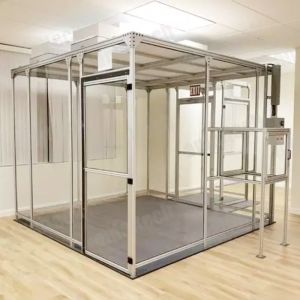 China Dust Free Modular Clean Room Customizable Cleanroom Enclosure With Modular Structure And H14 HEPA Filter on sale