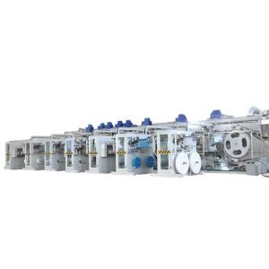 China Small Scale Fully Automatic Baby Diaper Making Machine factory