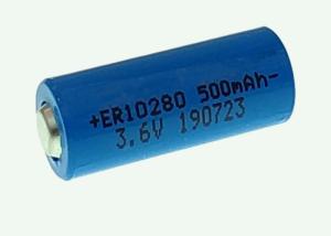 China ER10280 Li SOCL2 Battery 500mAh Wire Lithium Thionyl Chloride For Military Radio factory