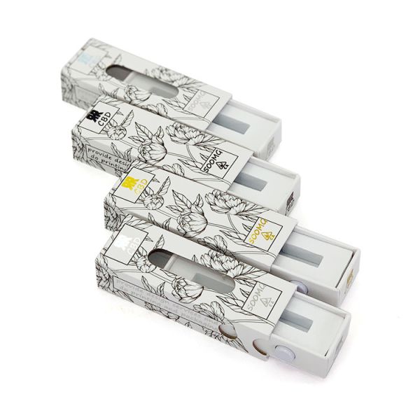 Window CBD Vape Cartridge Box Printing Child Proof