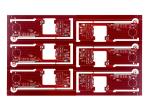 0.15m Hole FR4 TG150 Multilayer PCB Board Red Soldermask 175um