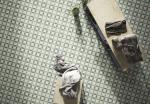 Light Green Durable Wall Tile For Bedroom And Antibacterial 250x250mm Interior