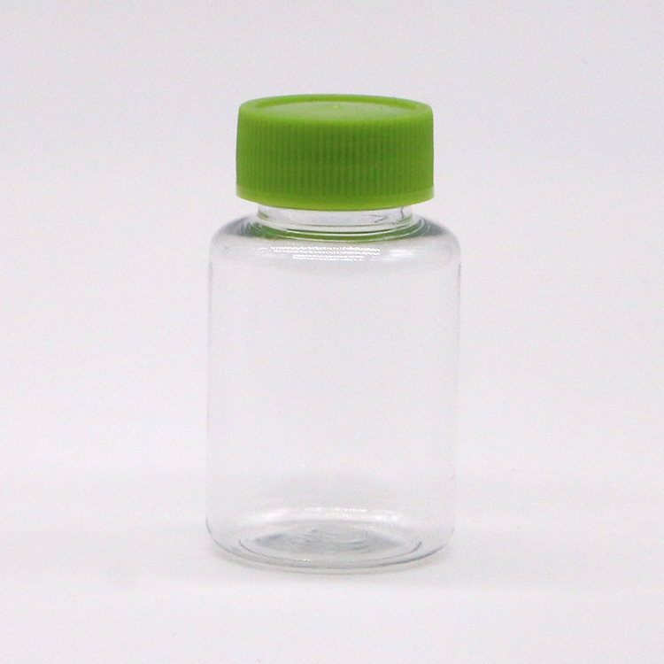 Transparent 25mL PET Plastic Bottle for Storing Medicine Tablets Safely and Securely