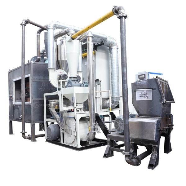 High Voltage Electrostatic Separation Aluminum Plastic Separating Plant 85kw