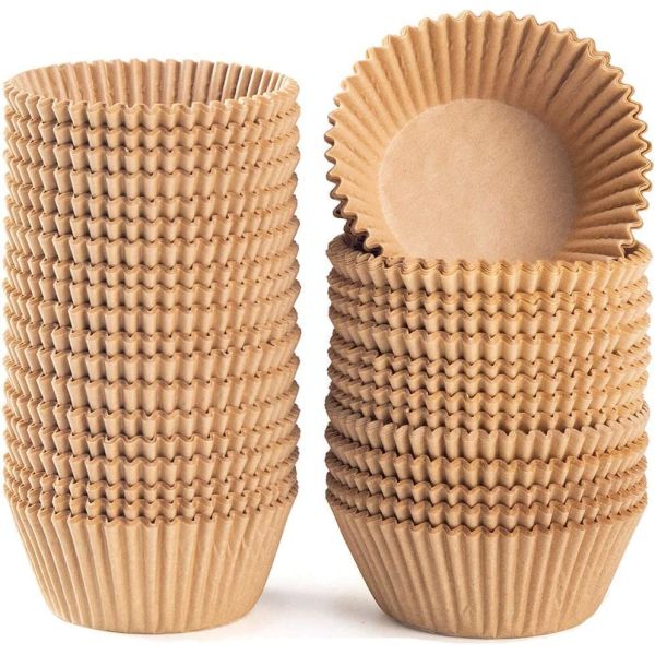 Rk Bakeware China Standard Natural Paper Baking Cup Liner Muffin Liner Cupcake Liner for Automatic Line