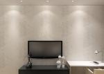 Waterproof Silver Rustic Floral Wallpaper , Removable Embossed Vinyl Wallpaper