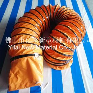 China 300mm x 5mtr flexible duct, good quality fire retardant flexible air duct on sale