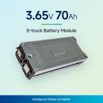 3.65V70Ah UL Certified NMC Lithium Battery Module For Tipper Truck And Delivery