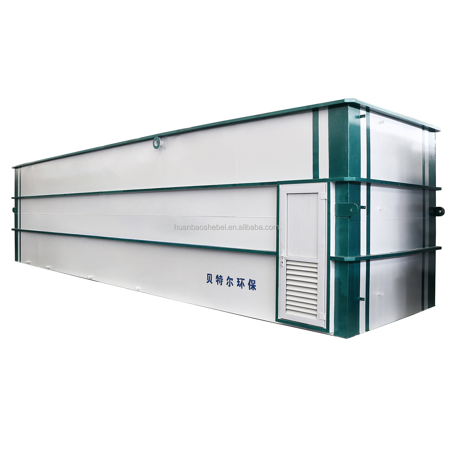 Modular Slaughter House Wastewater Purification System for Car Washing 4121 kg Weight