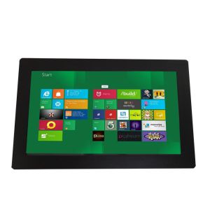 China 24 Inch Industrial Panel Mount Monitor Touch Screen With VGA / HDMI / DVI Input on sale