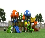 Alien Themed Kids Plastic Playground Equipment Static Resistant Skid Resistant