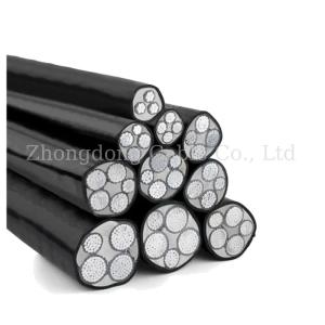 China LV PVC Fire Proof Aerial Bundled Cable ABC Overhead Electrical Cable for Power Transmission factory