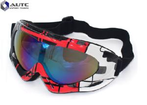 China PC Mirror UV PPE Safety Goggles Black Dirt Bike Racing Wearing Comfortable factory