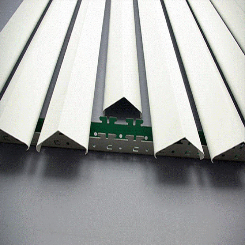Customizable V Screen Suspended Aluminium Ceiling Sound Absorption