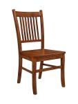 Slat Back Side Wooden Dining Room Chairs Timeless Classic Solid Wood Slat Chair