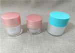 Pink / White / Blue Acrylic Lotion Bottle Double Wall Design No Dip Tube