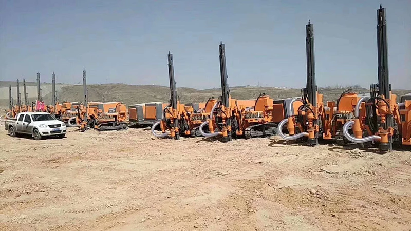 Pneumatic DTH Rock Borehole Underground Drilling Machine
