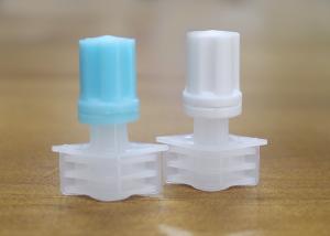 China Little Fluidway 5mm Plastic Spout Caps With Colorful Lid For Laminated Bag factory