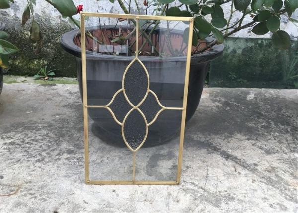 Clear Cabinet Door Glass Panels , Various Shape Decorative Glass For Kitchen