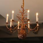 LED E14 Ceiling Crystal Candle Chandelier Lamp Waterproof Dirt Resistant