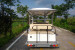 Customized Mini Electric Sightseeing Cars Four Wheels With Hydraulic Braking System