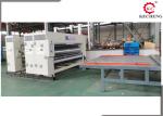 Semi Auto 2 Color Flexo Printer Slotter Machine Chain Feeding KC-L 1630