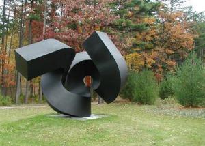 China Garden Landscape Abstract Modern Stainless Steel Sculpture For Outdoor factory