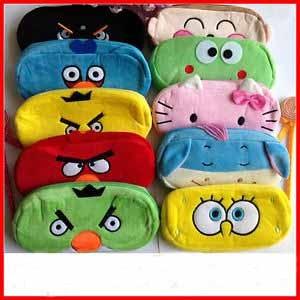 China Cartoon Plush Pencil Case Stuffed Animal Pencil Case with Zipper factory