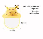 Anti Fog Kids Face Shield Protective Washable For Sun / Fisherman / Baseball Hat