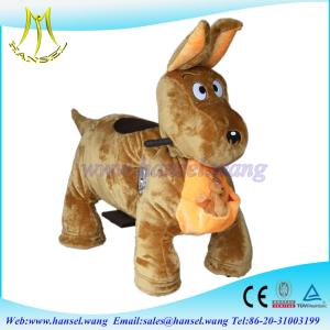 China Hansel high qulity battery operated plush motorized animals for mall factory