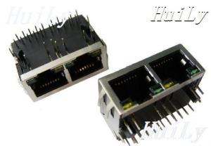 China RJ45+Transformer 1x2 10/100M +LED factory
