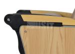 Solid Wood Armrest Conference Room Chairs , Theatre Seating Chairs Standard