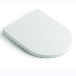 China Ultra Slim U Shape Toilet Seat Cover Soft Close Top Bottom Fix Hinges For Bathrooms factory