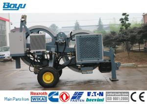 China Tension Stringing Equipment Hydraulic Tensioner Max Reverse Pulling Force 35kN Bull-wheel Diameter 1300mm factory