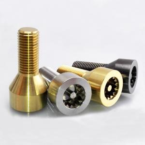 China Titanium GR5 26mm Locking Wheel Bolt Grade 10.9 For BMW E Chassis factory