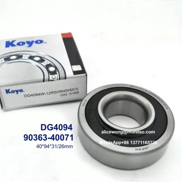 DG4094W 90363-40071 auto wheel hub bearings higher inner ring bearings 40*94*31