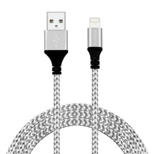 China Fast Charging Braided USB Cable / Extra Long Nylon Braided Micro USB Cord factory