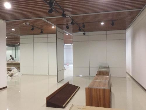 Meeting Room Sound Proof Partitions / 2000mm Height Hanging Sliding Partition Walls