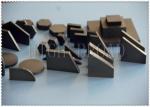 SIC ceramic bulletproof plates Armor Ceramic / OEM Silicon Carbide Armor Ceramic