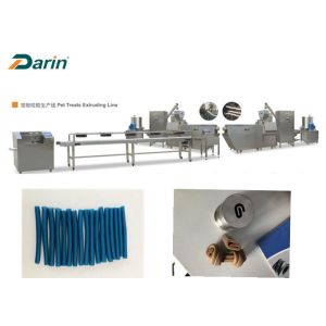 China Dog Snacks Pet Food Manufacturing Equipment / Pet Treat Extruder Line on sale