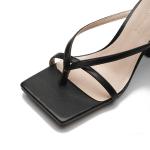 3193-2 Sexy Open-Toed High Heels Are Thin High Heel Sandals Stiletto Banquet Net