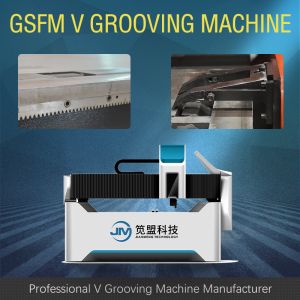 Horizontal CNC V Cutting Machine V Groover Machine For Metal Curtain Wall Panels