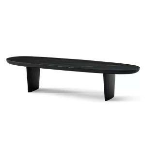 China Modern Nordic Wood Coffee Table for Living Room without Folding in Walnut Color factory