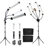 96w Spa Double Arms LED Fill Light For Eyelash Extensions Photography Four Arms
