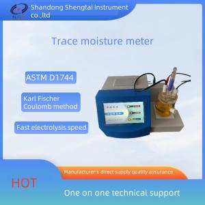China SH103 Trace Moisture Meter GBT11133 Double Circuit Balance Titration factory