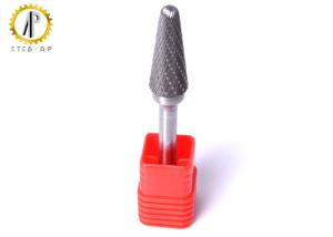 China Shape L Taper Radius End Tungsten Carbide Burs For Wood Carving Polished factory